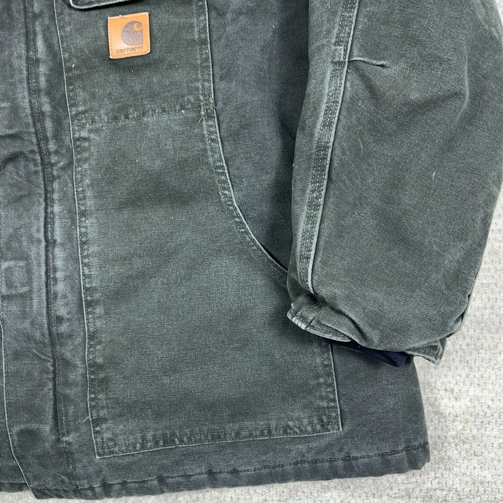 Carhartt Arctic Jacket Men XXL 2XL Moss Olive Green Duck Canvas C26 MOS VTG - Picture 6 of 16